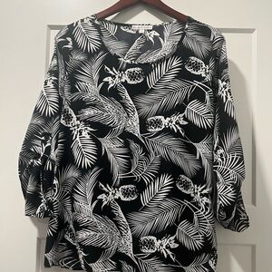 Black and White Summer Top